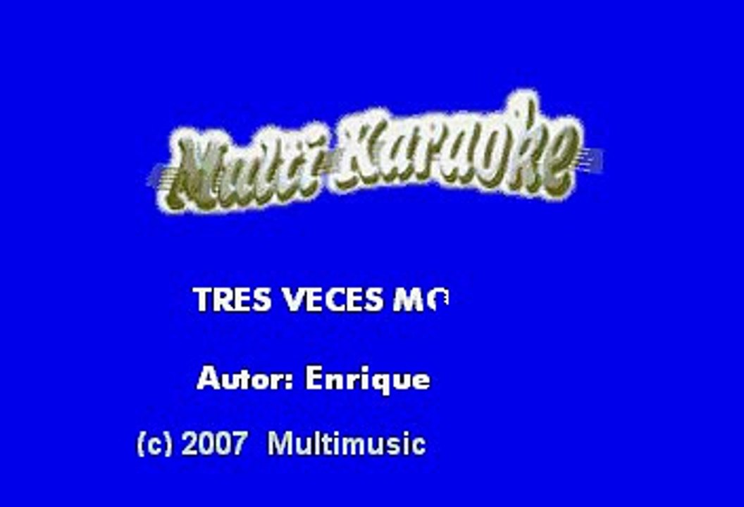 Tigres Del Norte - Tres Veces Mojado (Karaoke)