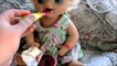 Baby Alive Feeding and Changing Video with Peas Doll Food