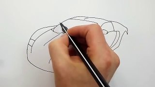 How to Draw a Car - Bugatti Veyron ★
