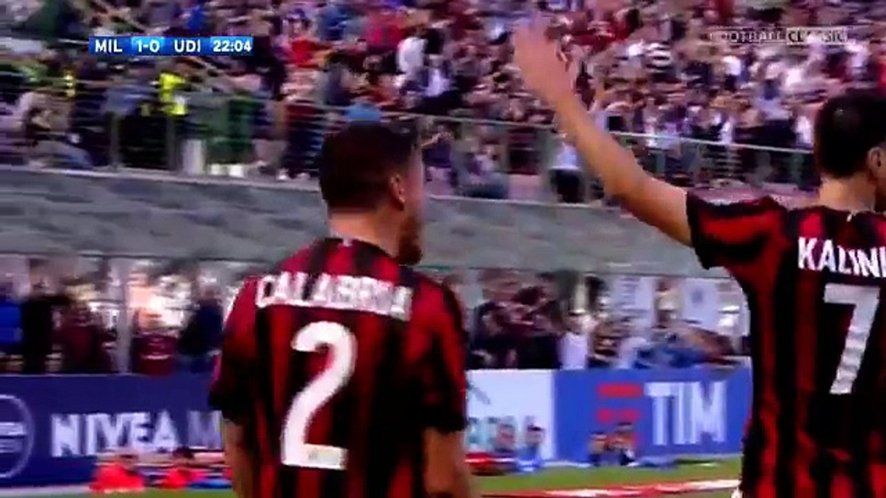 AC Milan vs Udinese 2-1 - Serie A 2017_2018 - By InfoSports