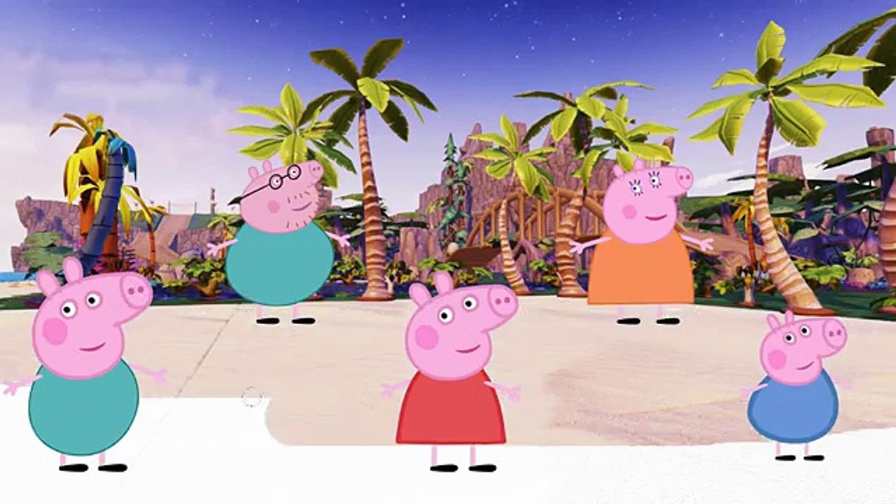 Five Little Peppa Pig Jumping on the Bed - Peppa Pig Cartoon Song For Kids Nursery Rhyme