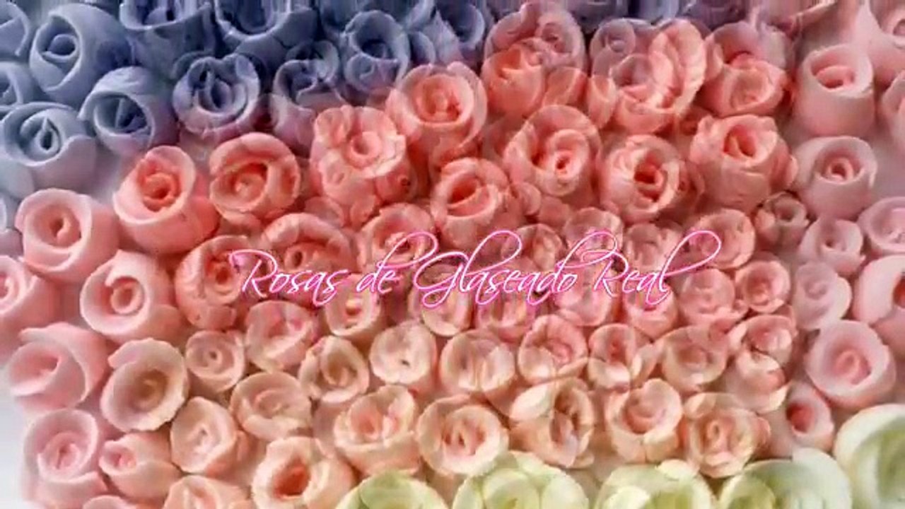 Cómo Hacer Rosas Con Glasé Real