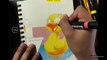 Ducky (Speed Drawing with Prismacolor Markers and Pencils)