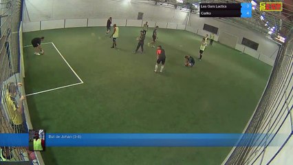 But de Johan (3-4) - Les Gars Lactics Vs Cariko - 18/09/17 21:00 - LIGUE 3 - Poitiers Game Parc