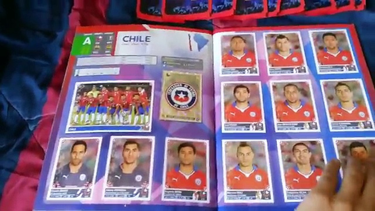 [Revisión - Review] Sticker Álbum Panini Copa America Chile new COMPLETO!!