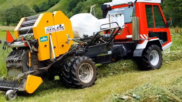 World Amazing Hay Bale Handling Modern Agriculture Equipment Mega Machines Tractor, Packer