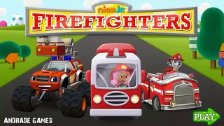 Nickjr Firefighthers - Paw Patrol and Friends (Blaze - Bubble Guppies Nick Junior)