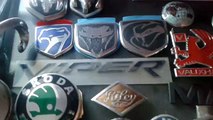 Car emblem collection - car logo badge - Colecao emblemas de carro - cars around world hood ornament