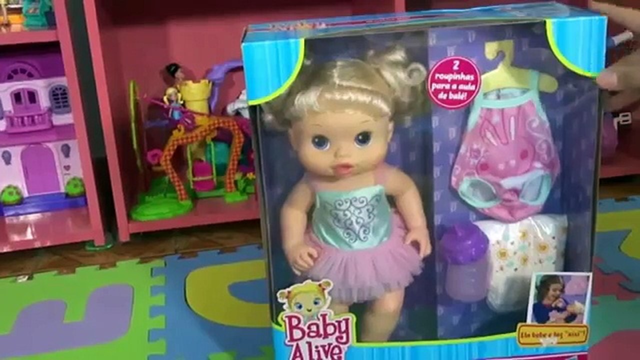 Minha nova Baby Alive bailarina - Lollye