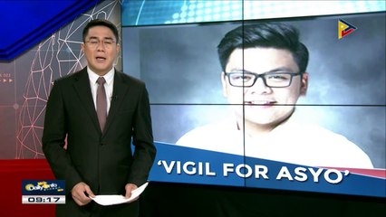 Law students ng UST, nagsagawa ng vigil para kay Asyo Castillo