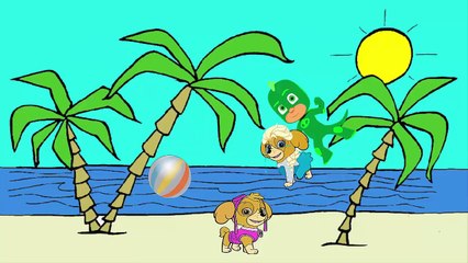 Pj Maks Heroes en Pijamas en Español Gekko Salva a SKYE de la Patrulla Canina