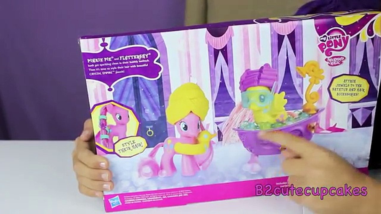 My Little Pony Crystal Sparkle Bath With Orbeez Pinkie Pie & Fluttershy|B2cutecupcakes