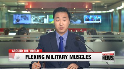 Numerous military drills held in show of force against North Korea