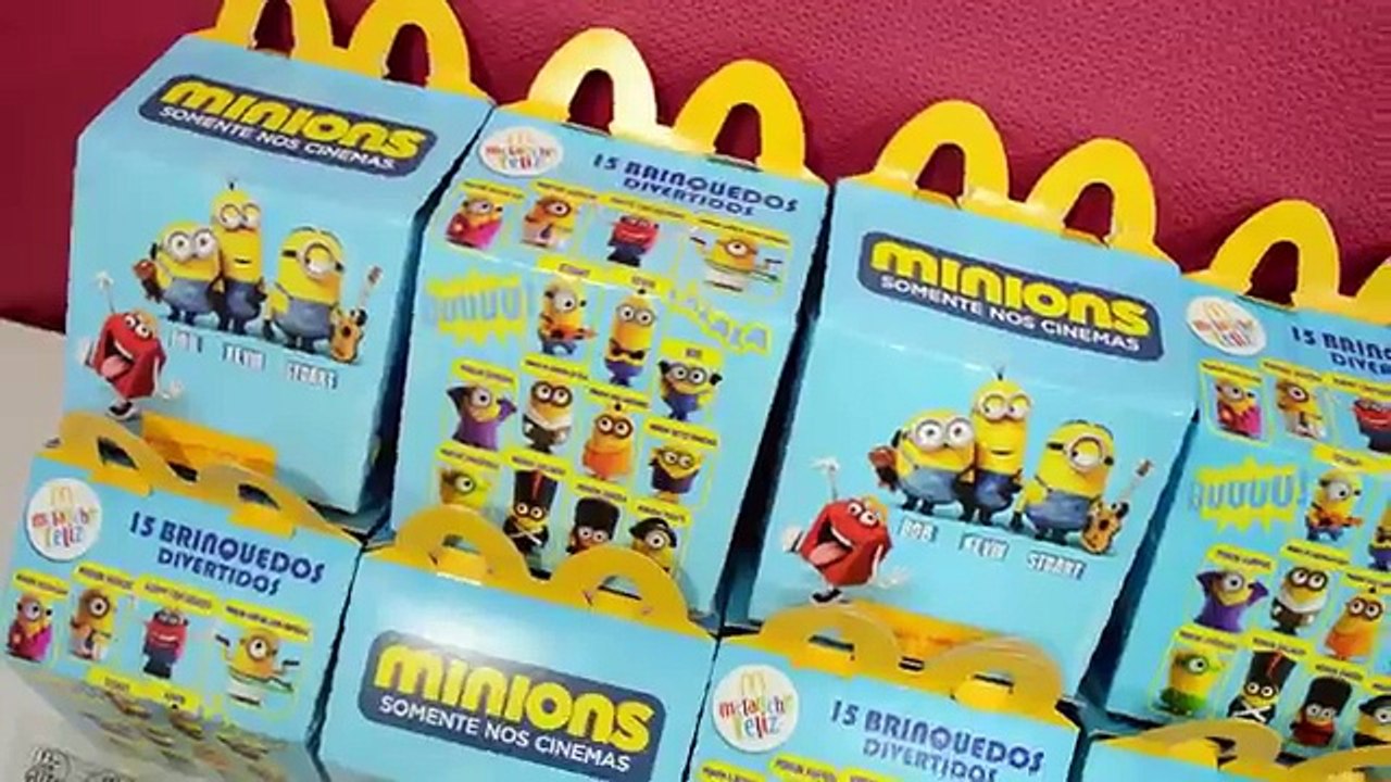 Minions em Português - Minions do Mc Donalds Mc Lanche Feliz - Turma kids