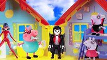 Desenho da Peppa pig Zumbi e do George Lobisomem Papai Pig com raiva Daniel Tigre Peppa pig 2017
