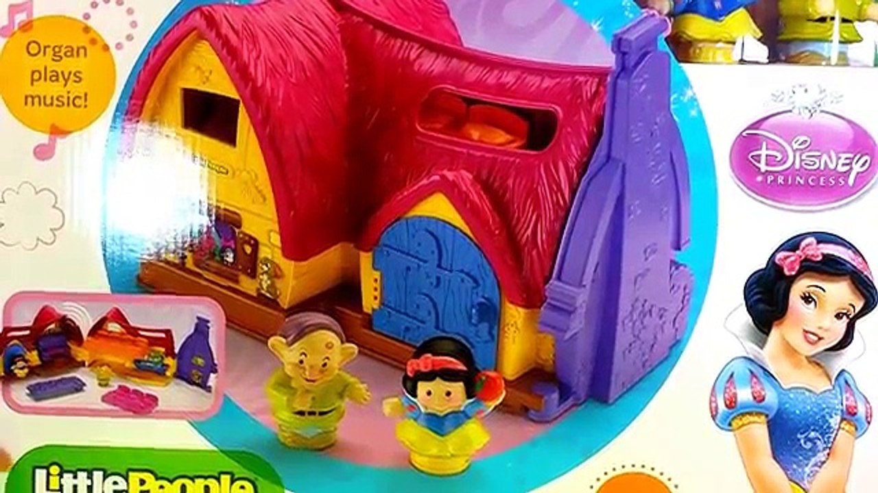 Chalet nain petit gens Princesse neige jouets blanc Fisher-price disney whites