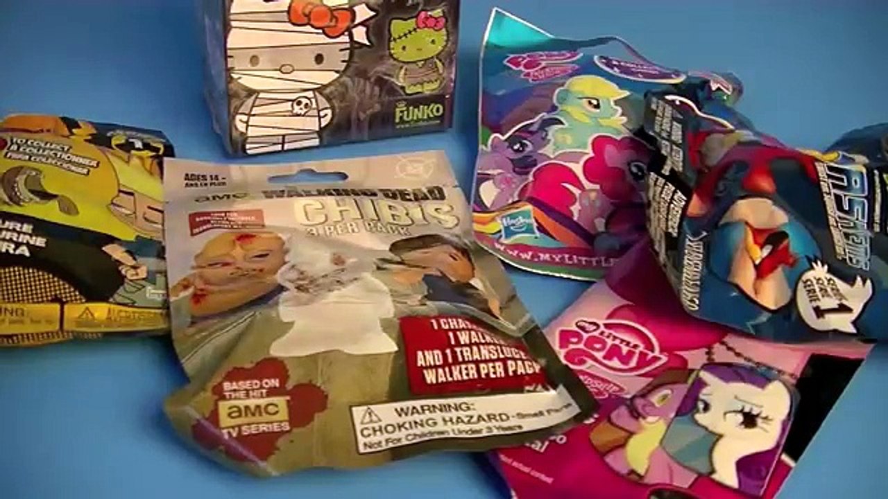 Blind Bag Palooza 8 Part 5 - Angry Birds, Hello Kitty, My Little Pony, Walking Dead, Johnny Test
