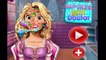 Dessin animé docteur pour des jeux enfants Princesse Peau Disney Rapunzel