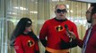 MR. INCREDIBLE and VIOLET! Incredibles Cosplay at Granite State Comic Con new
