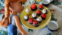 Baby Alive TEA PARTY! Chocolate Cupcakes And Pretty Doll Tea Set! baby alive videos
