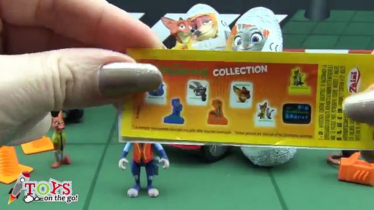 Huevos Sorpresa de Zootropolis Zootopia
