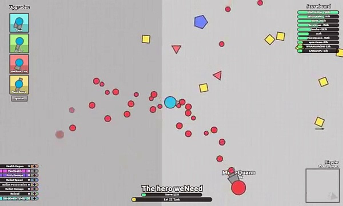 Diep.io - Stalker Body Damage Trolling #2