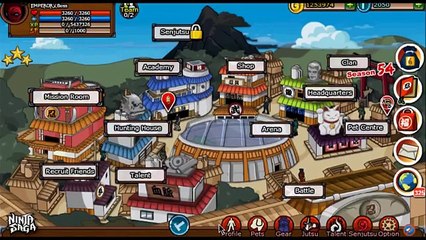 Ninja saga [ Tutor Exam Rewards ] [ New sage mode Preview ] Senjutsu Toad Mode Or Snake Mode ?