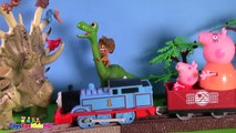 Peppa Pig y Thomas reparten huevos de pascua a sus amigos - Peppa Pig en español ToysForKidsHD