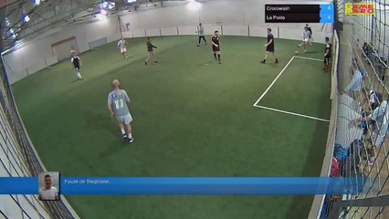 Faute de Stéphane  - Crocowash Vs La Poste - 18/09/17 21:00 - LIGUE 4 - Poitiers Game Parc