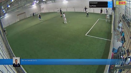 But de Gérald  (5-7) - Crocowash Vs La Poste - 18/09/17 21:00 - LIGUE 4 - Poitiers Game Parc
