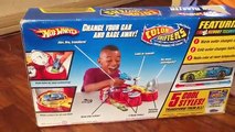 HOT WHEELS Color Shifters Blaster Play Set Toys! Cars that changes colors Toy Review and Unboxing