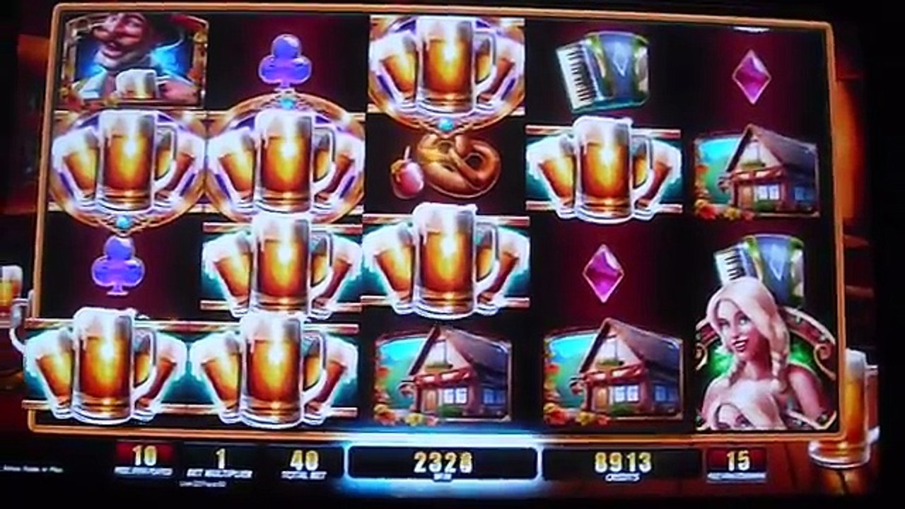 Bier Haus 200 - NEW SLOT MACHINE WIN + RETRIGGER - Las Vegas Slots Winner