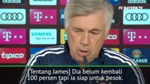 SEPAKBOLA: Bundesliga: James Siap, Alaba Meragukan Untuk Lawan PSG - Ancelotti
