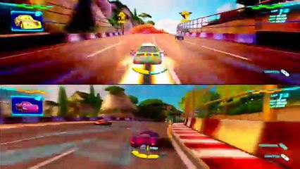Cars 2 game play split screen 006