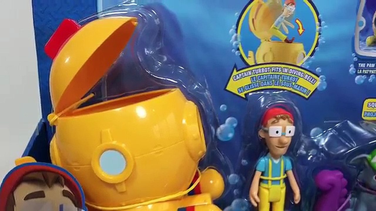 Paw Patrol Diving Bell Bath Playset Captain Turbot Rocky Unboxing
