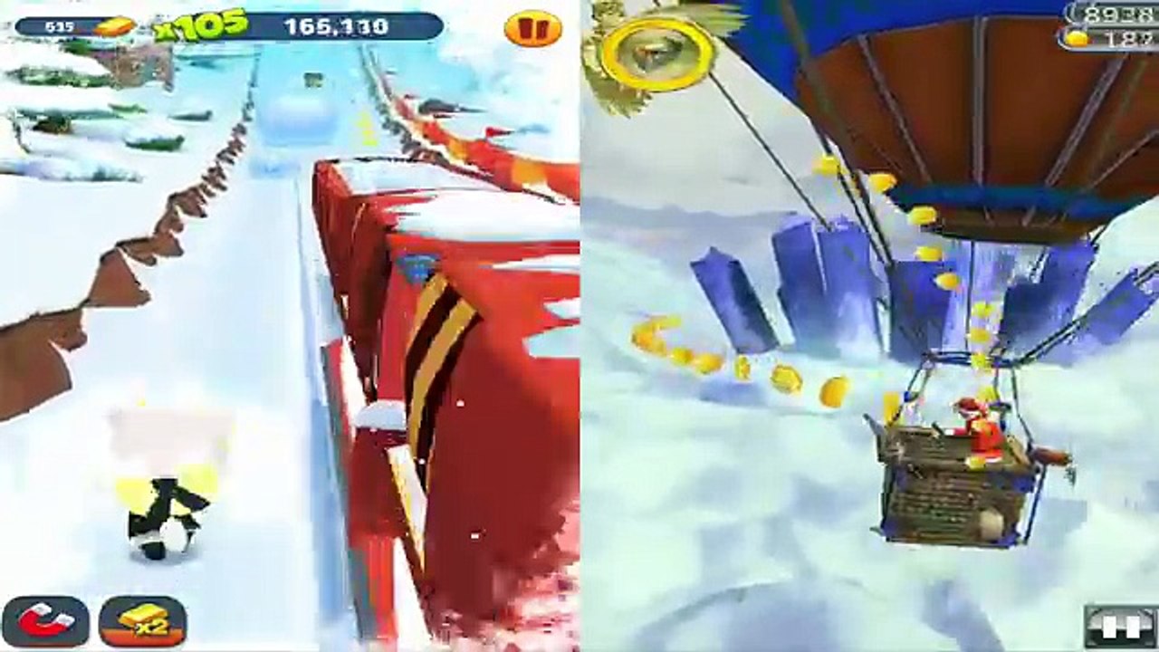 Talking Tom Gold Run VS Monster Run (Run Through The Jungle) HD