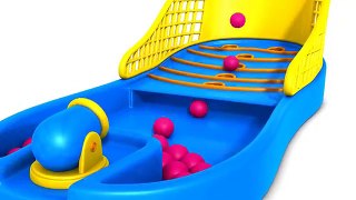 Colors for Children to Learn with Basket Ball Game - Colours for Children