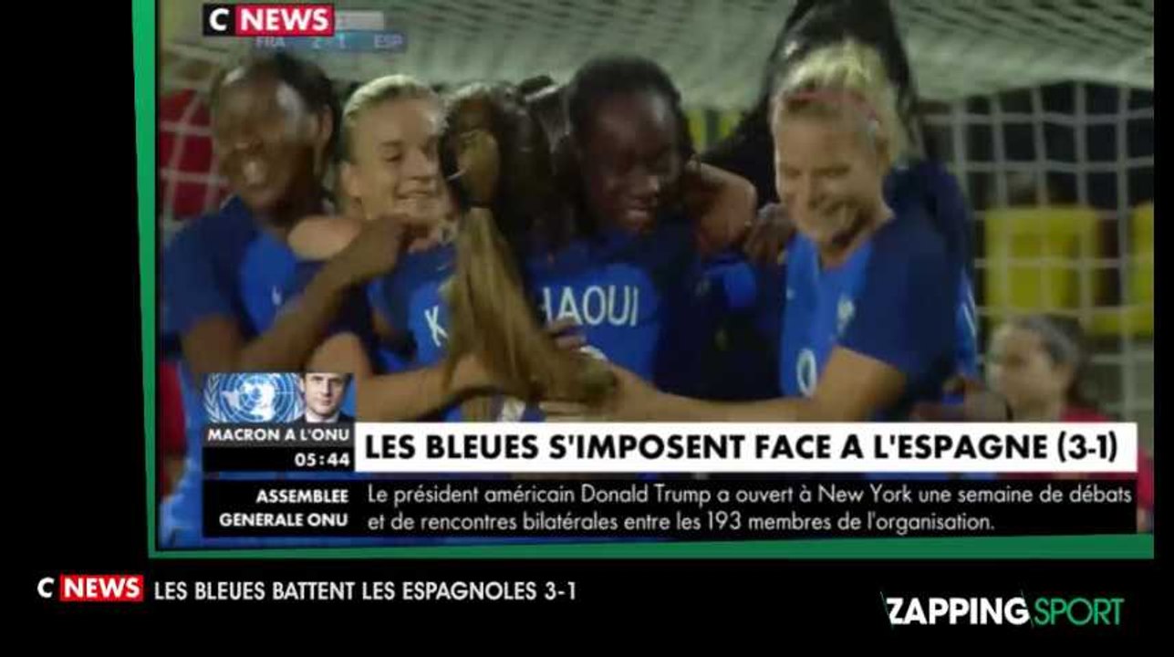 Zap Sport du 19 Septembre : L'équipe de France féminine de football bat l'Espagne