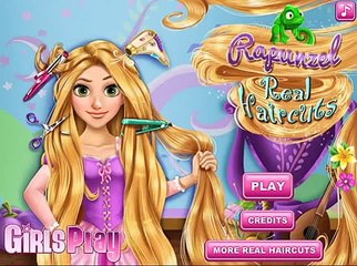 Công chúa Anna và Công chúa tóc mây Rapun zel làm đẹp bằng kiểu tóc ấn tượng (Real Haircut