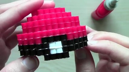 3D Perler Bead Openable Poké Ball (Ring Box)