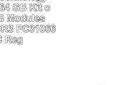 Kingston Technology ValueRAM 64 GB Kit of 4 4x16 GB Modules 1333MHz DDR3 PC310666 ECC