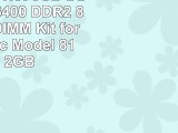 MacMemory Net 6GB DDR2800 PC26400 DDR2 800Mhz SODIMM Kit for Apple iMac Model 81 4GB