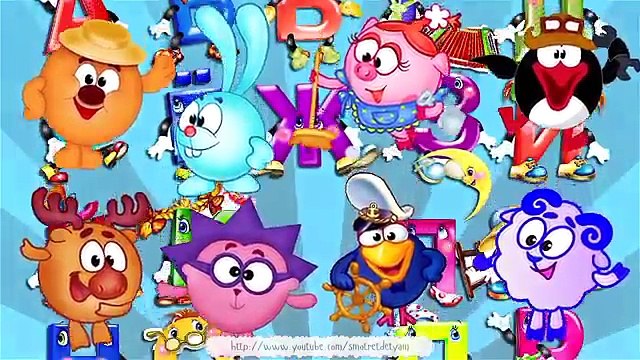 Смешарики, учим буквы, азбука, алфавит, развивающие мультики, kikoriki, smeshariki - Буква Г