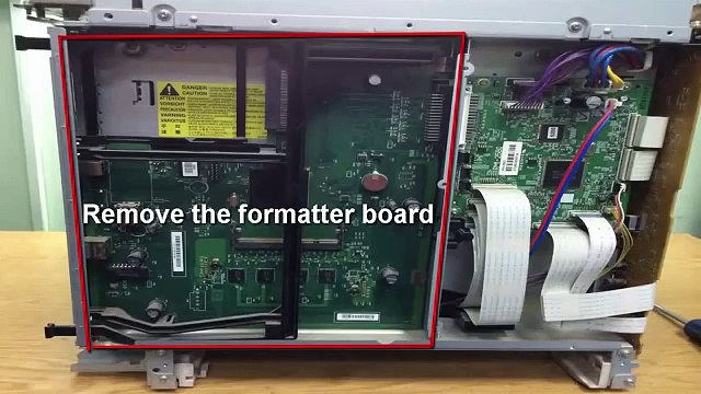 How to clean the Laser Unit of HP Color LaserJet CP3505 (Fading cyan toner)