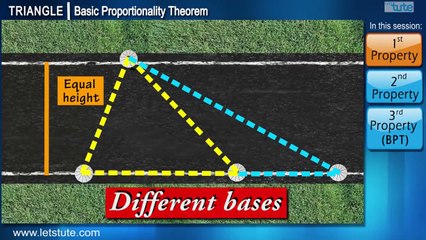 Basic Proportionality Theorem | Thales Theorem | Geometry | Math | LetsTute