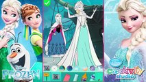 ♥ Disney Creativity Studio 2 Frozen Anna & Elsa (Magical Coloring Pages for Kids)