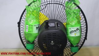 How to make air conditioner at home using Plastic Bottle Easy life hacks