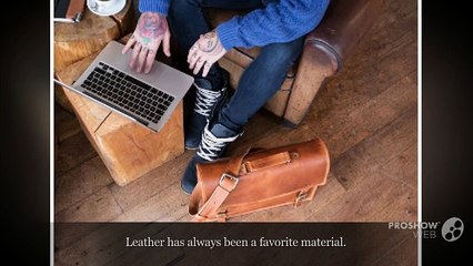Leather Laptop Bag