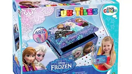 Download Video: Frozen Elsa Jewellery Box Anna Kristoff Olaf Fun Tiles Creation Frozen Keepsake Box