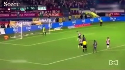 Teofilo Gutierrez penaltıyı az daha taca atıyordu